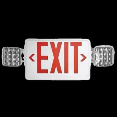 White LED Combination Exit Sign product image